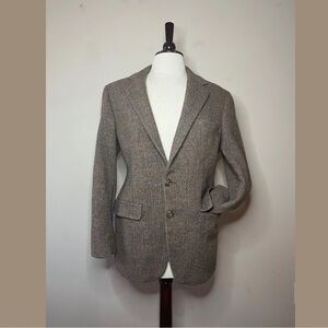 SOLD ❌ Vintage Wool Blend Blazer with Gold Buttons